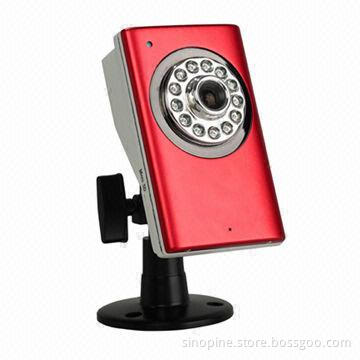 Wireless P2P smartphone monitoring IP camera